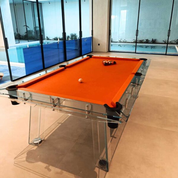 8ft Rais Contemporary Glass Pool Table